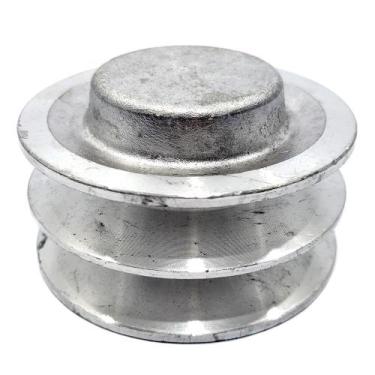 Imagem de Polia de Alumínio para Transmissão em V 2 Canais Tipo B 90mm - Alucal 