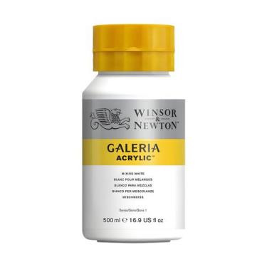 Imagem de Tinta Acrilica Galeria 500ml Winsor & Newton Escolha a Cor, MIXING WHI