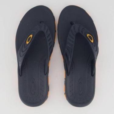 Imagem de Chinelo Oakley Crowd Camo Marinho-Masculino