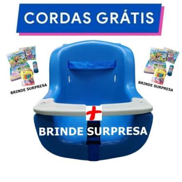 Imagem de Balanço Infantil + PRESENTE SURPRESA Bebê Rosa Brinquedo  - Genérico