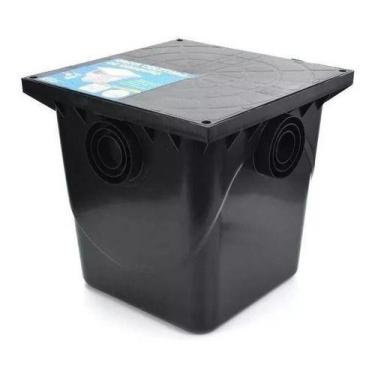 Imagem de Caixa De Gordura Standard 42 L Preta Metasul C/ Cesto