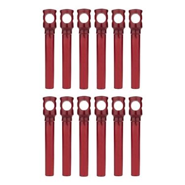 Imagem de Saca-rolhas portátil de plástico para abridor de vinho tamanho de bolso básico para viagem – conjunto com 12 – preto