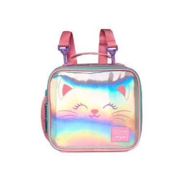 Imagem de Lancheira Térmica Escolar Tween Gatinho Holográfico 13962 - Xeryus