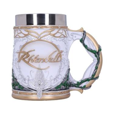 Imagem de Nemesis Now Caneca Rivendell oficialmente licenciada Lord of The Ring, branca, 15,5 cm