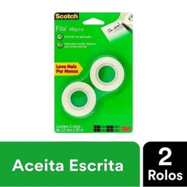 Imagem de Fita Magica 12MM X 20M 2 Rolos - 3M
