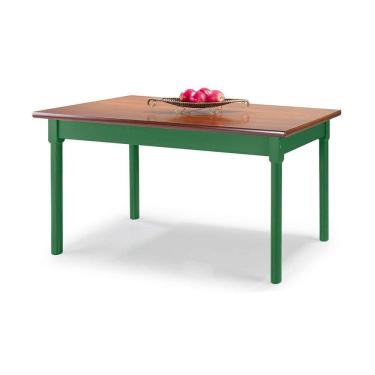 Imagem de Mesa Em Madeira Maciça Retangular 6 Lugares Verde