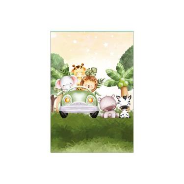 Imagem de Painel De Festa Vertical 1,50 x 2,20 -  Safari Chique 084 - Via Cores