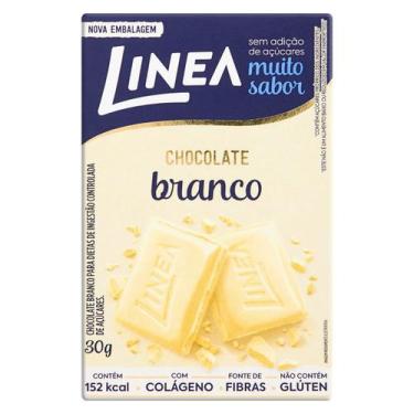 Imagem de Chocolate Branco Zero Açúcar LINEA 30g