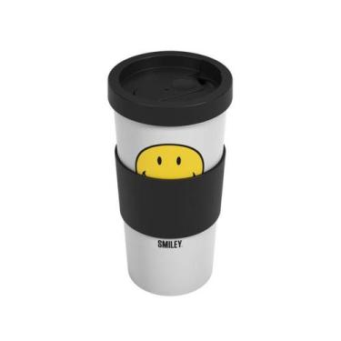 Imagem de Copo Com Tampa Brinox Nutri Smiley 500Ml Branco 13152/1975