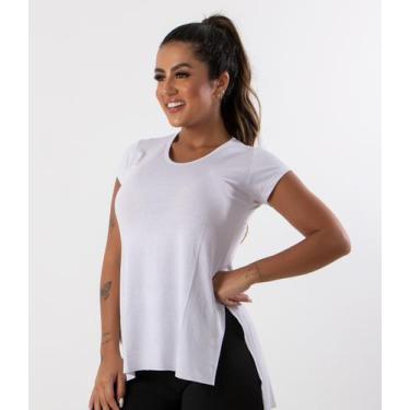 Imagem de Blusa Sobre Legging Fitness Viscolycra Tapa Bumbum Lisa Feminina Acade