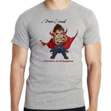 Imagem de Camiseta Doutor Estranho Blusa criança infantil juvenil adulto camisa 