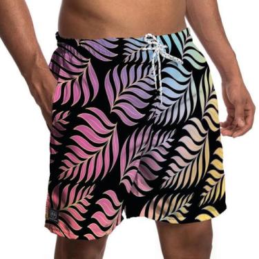 Imagem de Short Tactel Masculino com Bolsos Estampado 2003 - Pierre Couto, Mascu