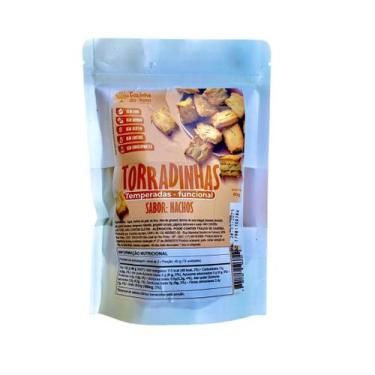 Imagem de TORRADA LOW CARB SEM GLÚTEN SABOR NACHOS  80g COZINHA DO BEM