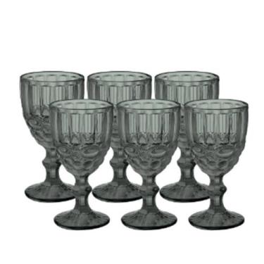 Imagem de Jogo de Taças para Água Elegance 320 ml com 6 Peças - A.R Variedades M