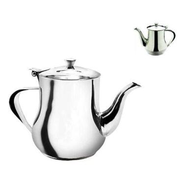 Imagem de Bule Inox Chaleira Jarra  Para Servir Chá Leite E Café - Abelhinha Pre