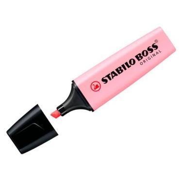 Imagem de Marca Texto Boss Pastel 10 Un Stabilo Rosa 527900 - Sertic