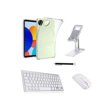 Imagem de Capa Protetora Silicone + Teclado + Mouse + Caneta + Suporte Para Tabl