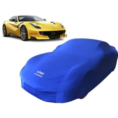 Imagem de Capa De Carro Em Tecido Ferrari F12 berlinetta - Mz, Azul
