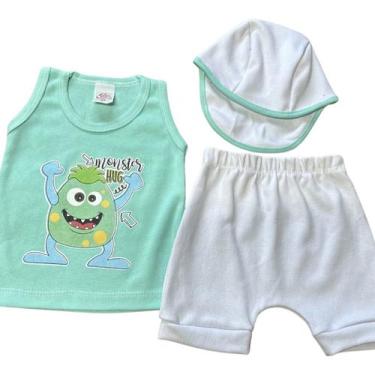 Imagem de Kit Conjunto body bebe mais boné ou chapéu - Imperdível - Jolen Baby, 