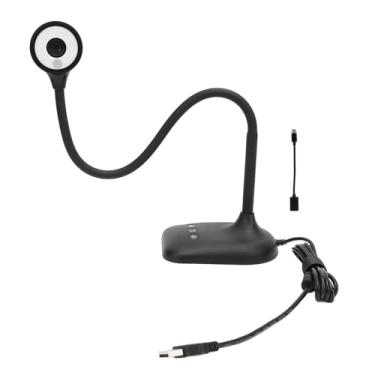 Imagem de Câmera de Documentos USB para Professores e Sala de Aula, Câmera Doc Visualizador USB Com Luz LED Foco Automático Imagem Invertida Dobra para Ensino à Distância e Aprendizagem