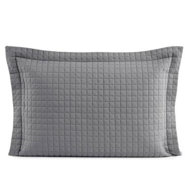 Imagem de Porta Travesseiro Matelado Pastilha Lavive Plaza 50x70cm, Gris