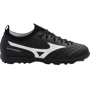 Imagem de Chuteira Infantil Menino Futebol Society Jogo Treino Campo Sintético Costurada Mizuno Regent As Jr