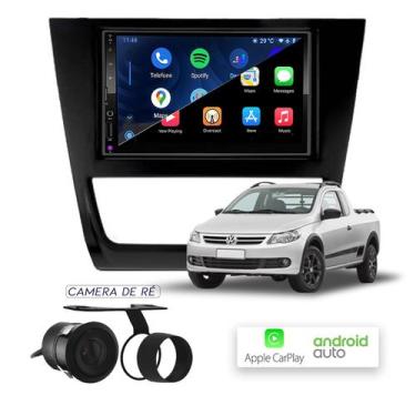 Imagem de CarPlay e Android Auto Saveiro G5 Com TV - First Option