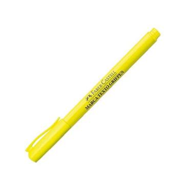 Imagem de Caneta Marca Texto Amarelo Grifpen Faber Castell - Faber-castell