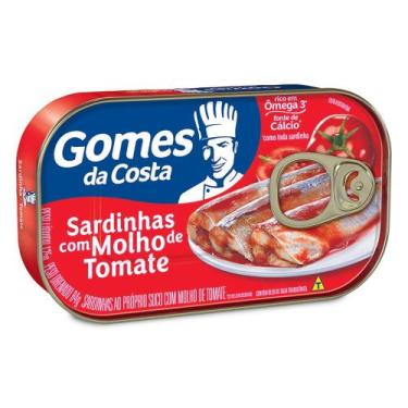 Imagem de Sardinha Ao Molho De Tomate Gomes Da Costa Lata 125g