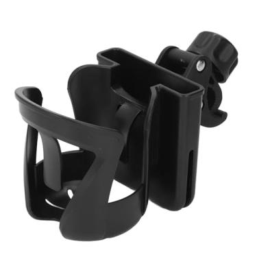 Imagem de Suporte para Copos de Carrinho, Suporte para Bebidas Universal Seguro Ajustável Portátil para Andador de Cadeira de Rodas, Suporte para Copos Com Suporte para Telefone, Clipe