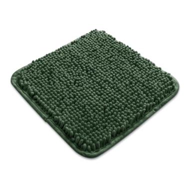 Imagem de Yeaban Tapetes de banheiro pequenos 30,5 x 30,5 cm – Tapetes de banho de chenille grossos | Tapete de banho absorvente e lavável, antiderrapante, tapetes macios e macios para banheiro, chuveiro, pia
