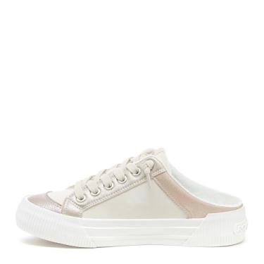 Imagem de Rocket Dog Tênis feminino confortável de espuma de pelúcia Cheery Mule, Combo bronze, 39