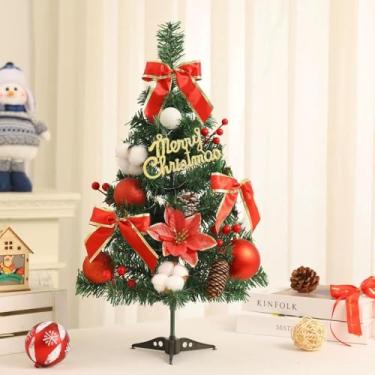 Imagem de Árvore de Natal de Mesa, 50 galhos, 60cm, Pequena e Versátil