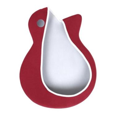 Imagem de Almencla Guitarra elétrica proteger capa saco de guitarra resistente saco de poeira instrumento musical para baixo guitarra clássica folk guitarra, Vermelho
