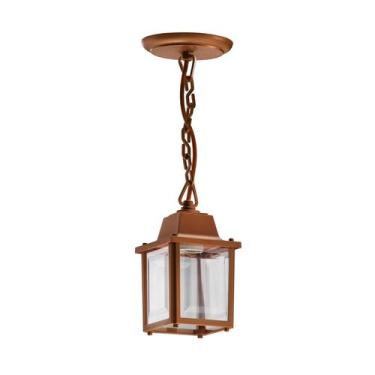 Imagem de Luminária Pendente Vintage Cobre Colonial Externo Acl95 - Acende A Luz