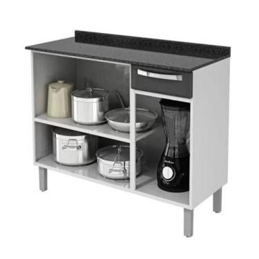 Imagem de Balcao rose itatiaia ig3g1-105 branco/preto