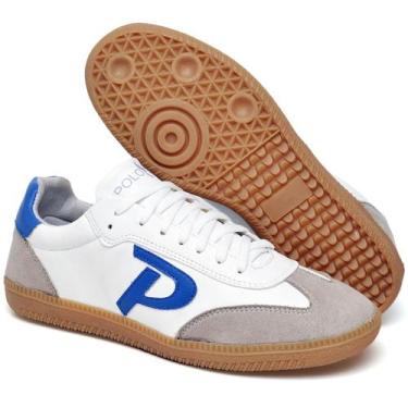 Imagem de Tênis Casual Polo Blu Feminino Moderno Confortável em Camurça e Sintét