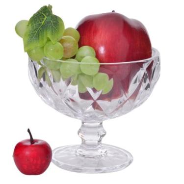 Imagem de Taças P/Sobremesa Moderna 335mL Transparente Diamante - 12un - ECOS