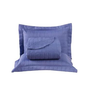 Imagem de Cobre Leito Toque Aveludado Percal 400 Fios Com Porta Travesseiro Colc