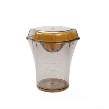 Imagem de Espremedor de limão manual portátil, espremedor de frutas, copo de suco de laranja simples