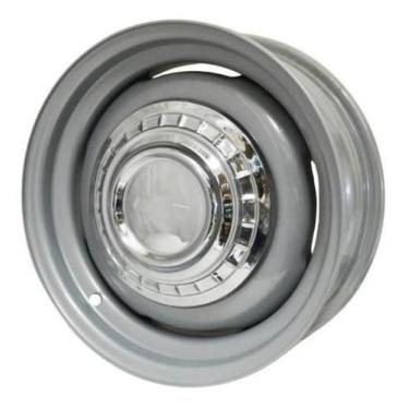 Imagem de Calota C10 D10 C14 A10 Veraneio Metal Cromado Encaixe 1 Peça - 5259374