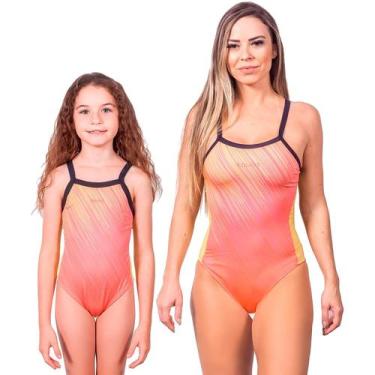 Imagem de Combo mãe e filha par maiôs shine proteção uv 50+ kauna, 16
