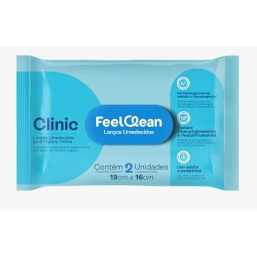 Imagem de Kit 100 Lenços Umedecidos Intimo Feel Clean Clinic (Caixa com 50uni)