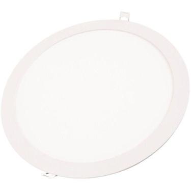 Imagem de Plafon Led Tramontina Redondo De Embutir 24 W 6500 K Luz Branca Tramon