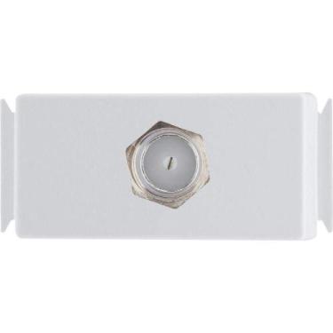 Imagem de Módulo Para Tomada Tv/sat Coaxial Direta Tramontina Aria Branco Tramon