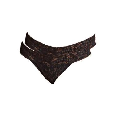 Imagem de Kit com 2 Calcinhas Biquíni Hope L 34730, Preto, M
