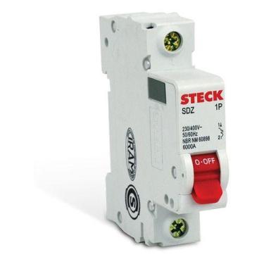 Imagem de Disjuntor Unipolar Serie Sd61 50a 1p Curva c Steck