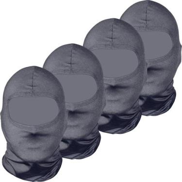 Imagem de Kit 4 balaclavas balaclava touca toca ninja bandana UV50+ - EX311, Chu