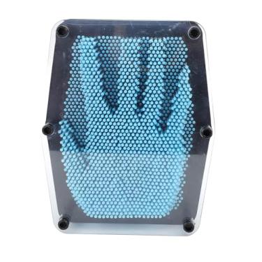 Imagem de Brinquedo de Arte do Pino do Clone 3D, Brinquedo de Terapia de Alívio Sensorial, Agulhas Sensoriais Fidget Palm Board Autelic Art Toy Pin Art Sensory Toy para Desk (21x17.5x5.5cm