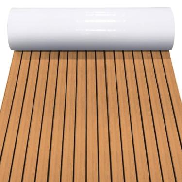 Imagem de Piso de Barco de Espuma EVA, EVA Espuma de Espuma Auto -adesiva à Prova de água da água Marinha Flata do Decks Tapete para Barcos, Absorção de Choque e Anti -deslizamento